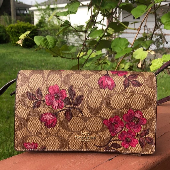 Coach Handbags - COACH F87765 HAYDEN SIGNATURE FOLDOVER